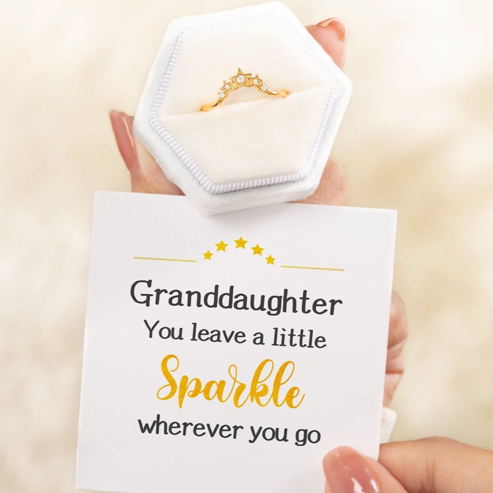 Crown Of Stars Ring - You Leave A Little Sparkle