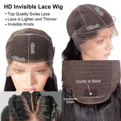 13×4 HD Lace Front Wigs