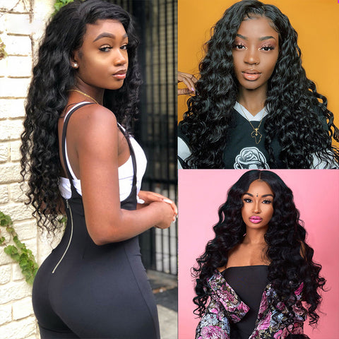 Loose Deep Hair 13×4 Lace Front Wigs