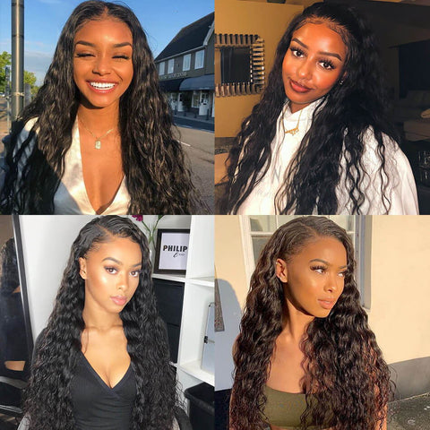 13x6 Lace Frontal Wigs Water Wave