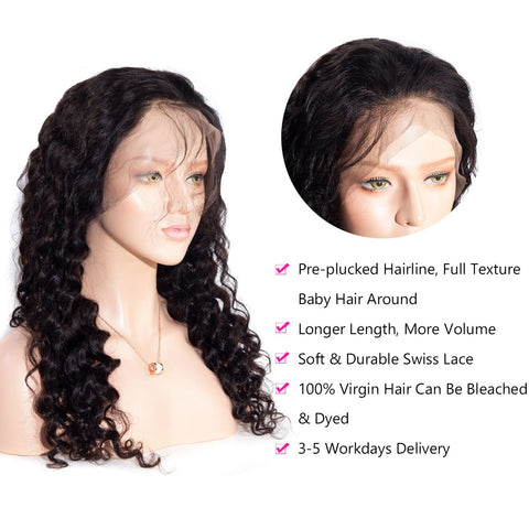 13×6 Lace Front Wig Loose Deep