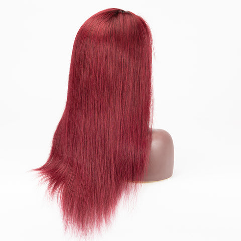 1b/99j Color Straight Hair Wig 13×6 Lace Front Wig