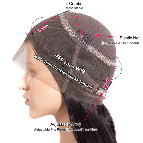 360 Lace Frontal Wigs