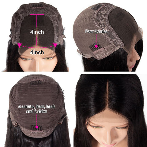 Water Wave 4×4 Lace Closure Wigs