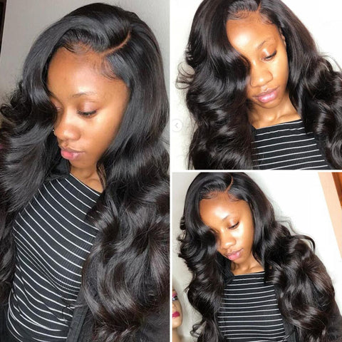Body Wave Lace Front Wigs 250% High Density