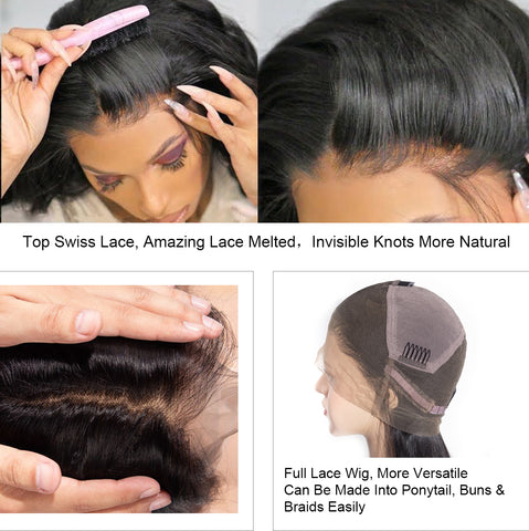 Deep Wave Full Lace Wig