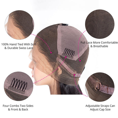 Deep Wave Full Lace Wig