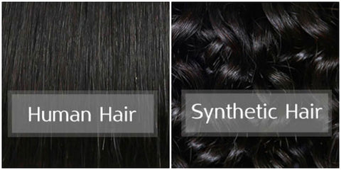 human hair VS synthetic hair