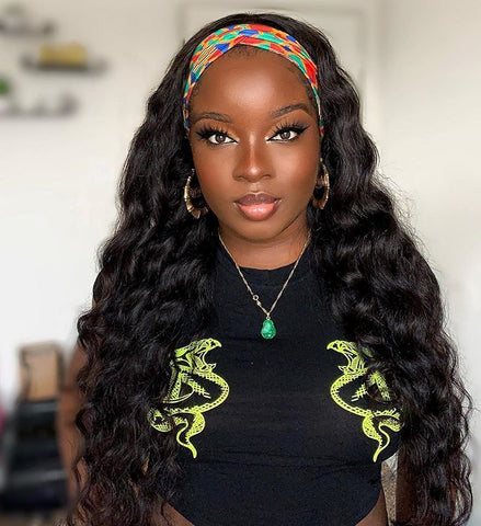 Headband Wig Loose Deep