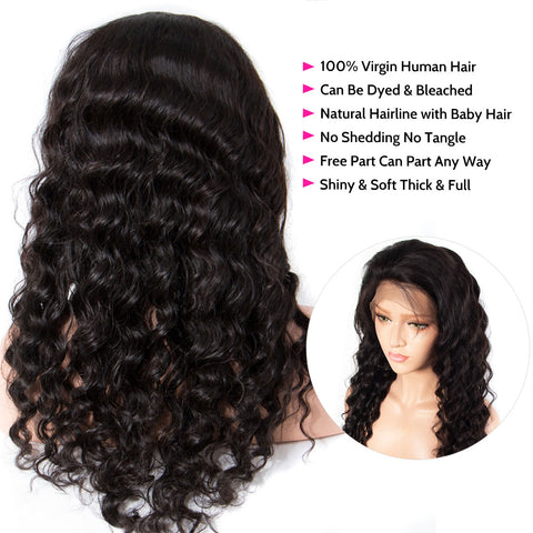 Loose Deep Hair 13×4 Lace Front Wigs