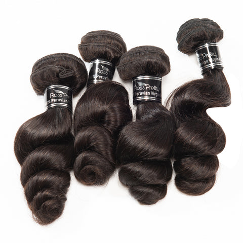 Malaysian 4 Bundles Loose Wave