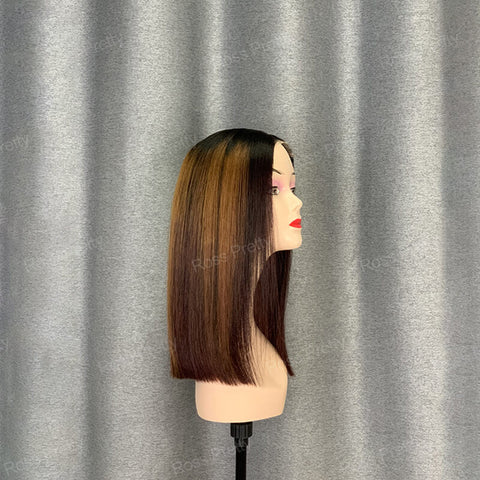 raw hair bob wig