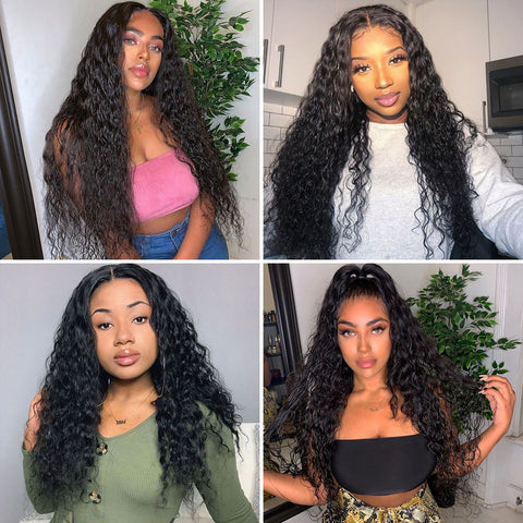 Water Wave 4×4 Lace Closure Wigs