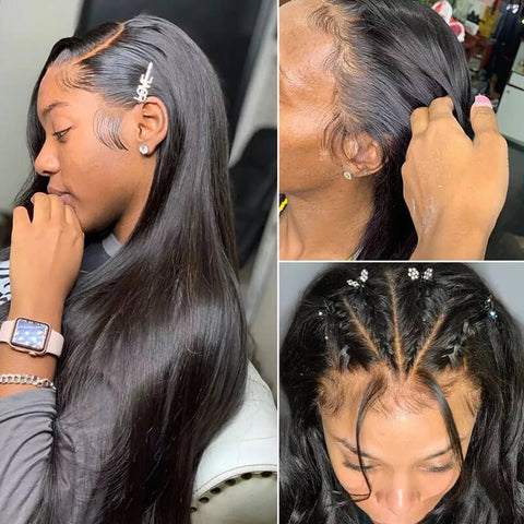 straight hair HD WIg