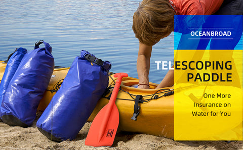 Telescoping Kayak Paddle, Emergency Paddle