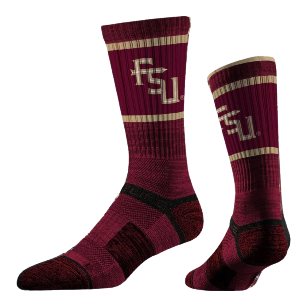 Florida State Seminoles Premium Fashion Logo Crew Socks