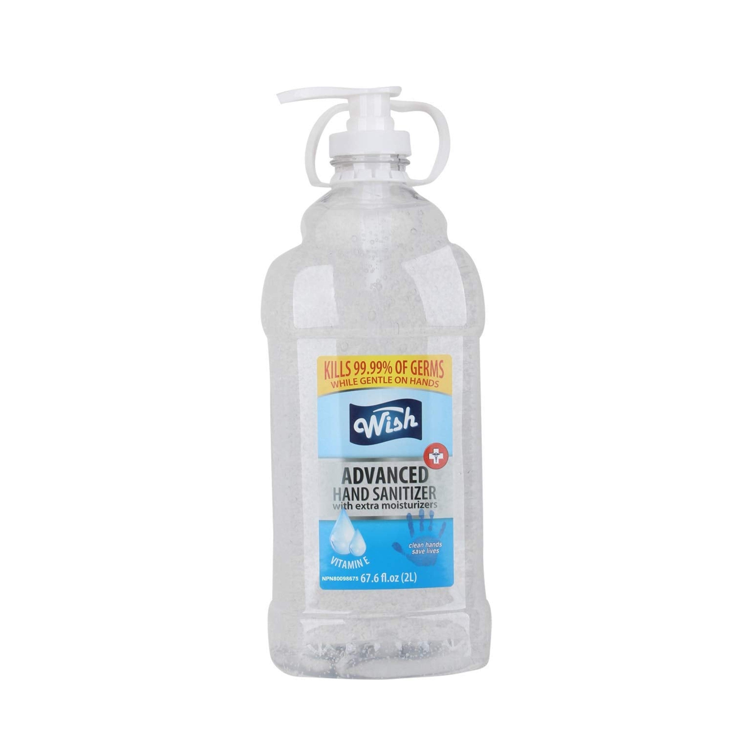 Wish Hand Sanitizer (67.7 oz. / 2L) ( 6pcs/ case) (Unit Price- $2.50)