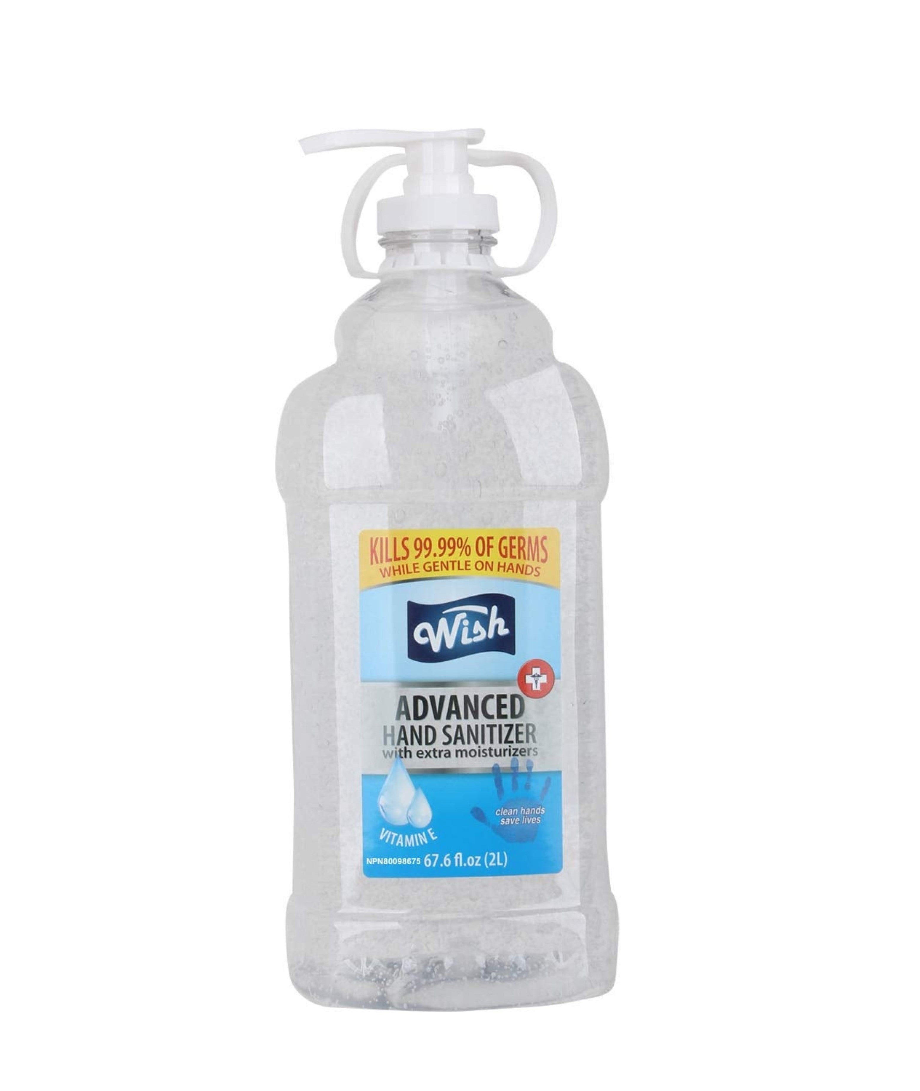 Wish Hand Sanitizer (67.7 oz. / 2L) ( 6pcs/ case) (Unit Price- $2.50)