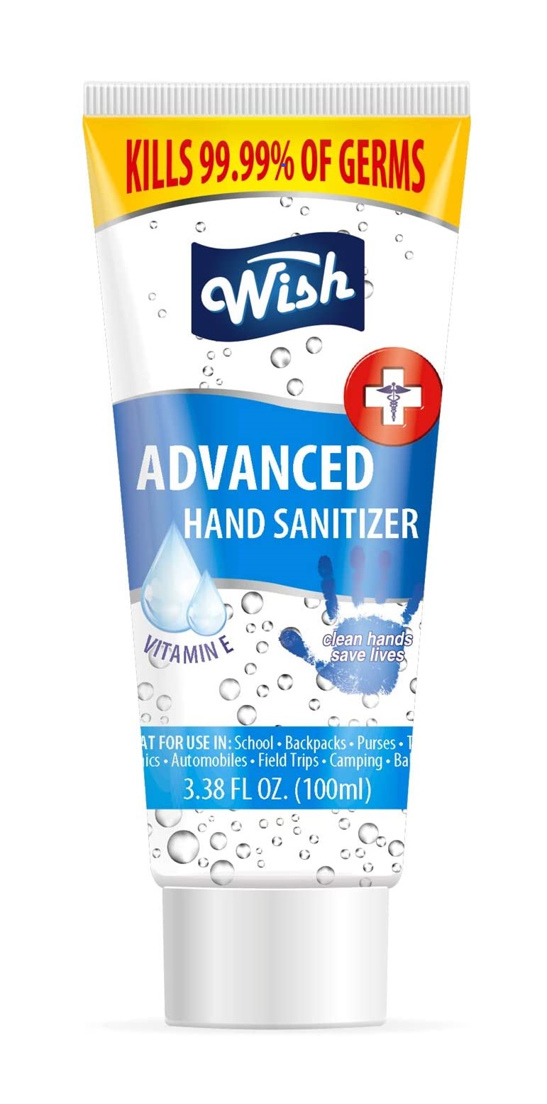 Wish Hand Sanitizer (3.38oz/ 100ml)(24pcs/ Case) (Unit Price- $0.25)