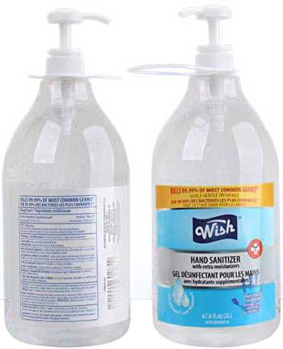 Wish Hand Sanitizer (67.7 oz / 2L) ( 6pcs per case) (Unit Price- $2.50)