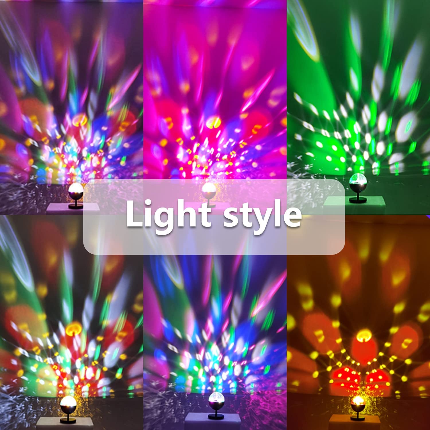 LED Crystal Magic Ball Light