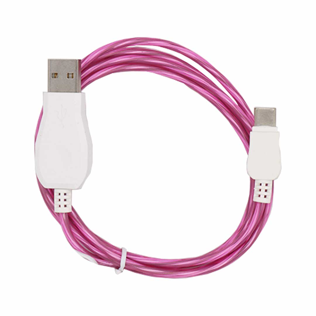 LED Light up USB to Type-C Cable- 3ft