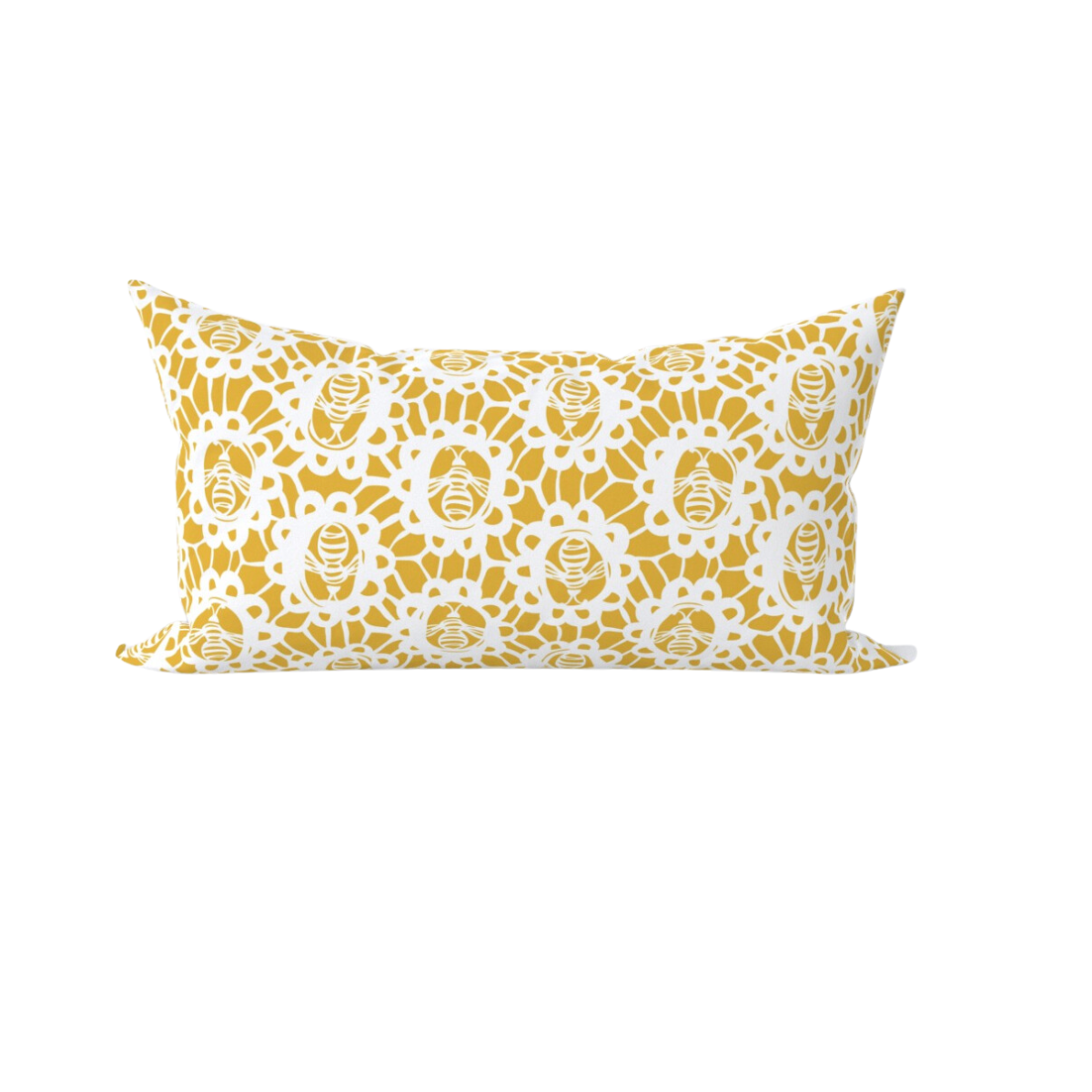 Golden Yellow Bee Pillow
