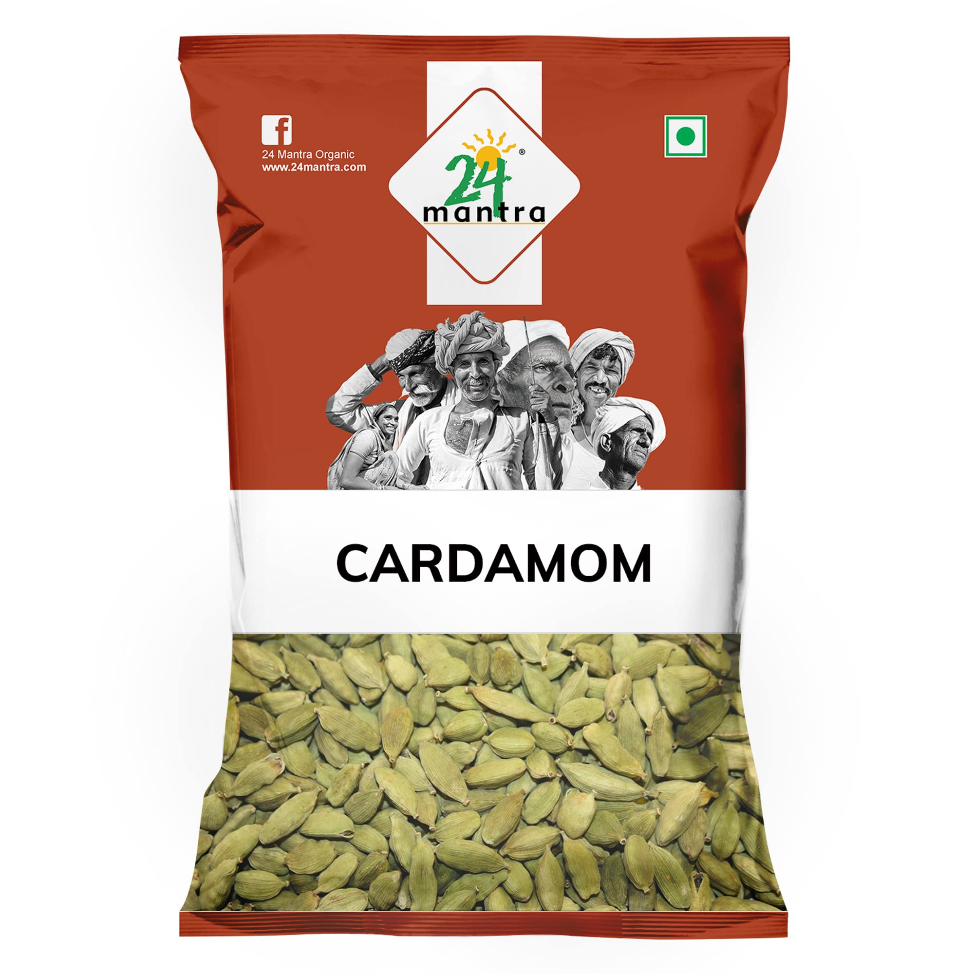 24 Organic Mantra Products Cardamom, 50g
