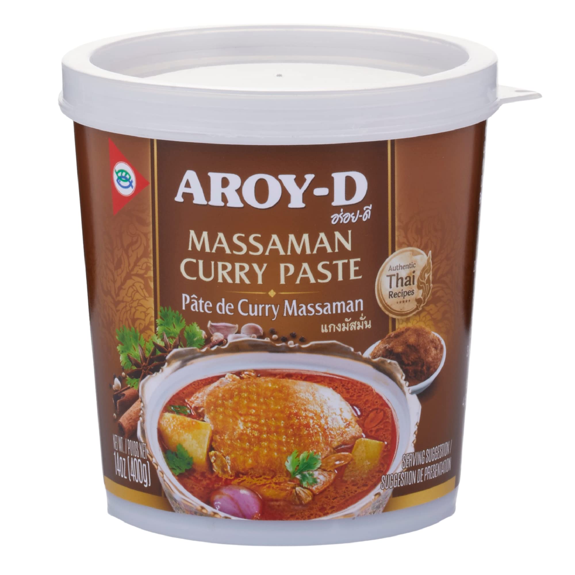 14oz Aroy D Massaman Curry Paste, Pack of 1