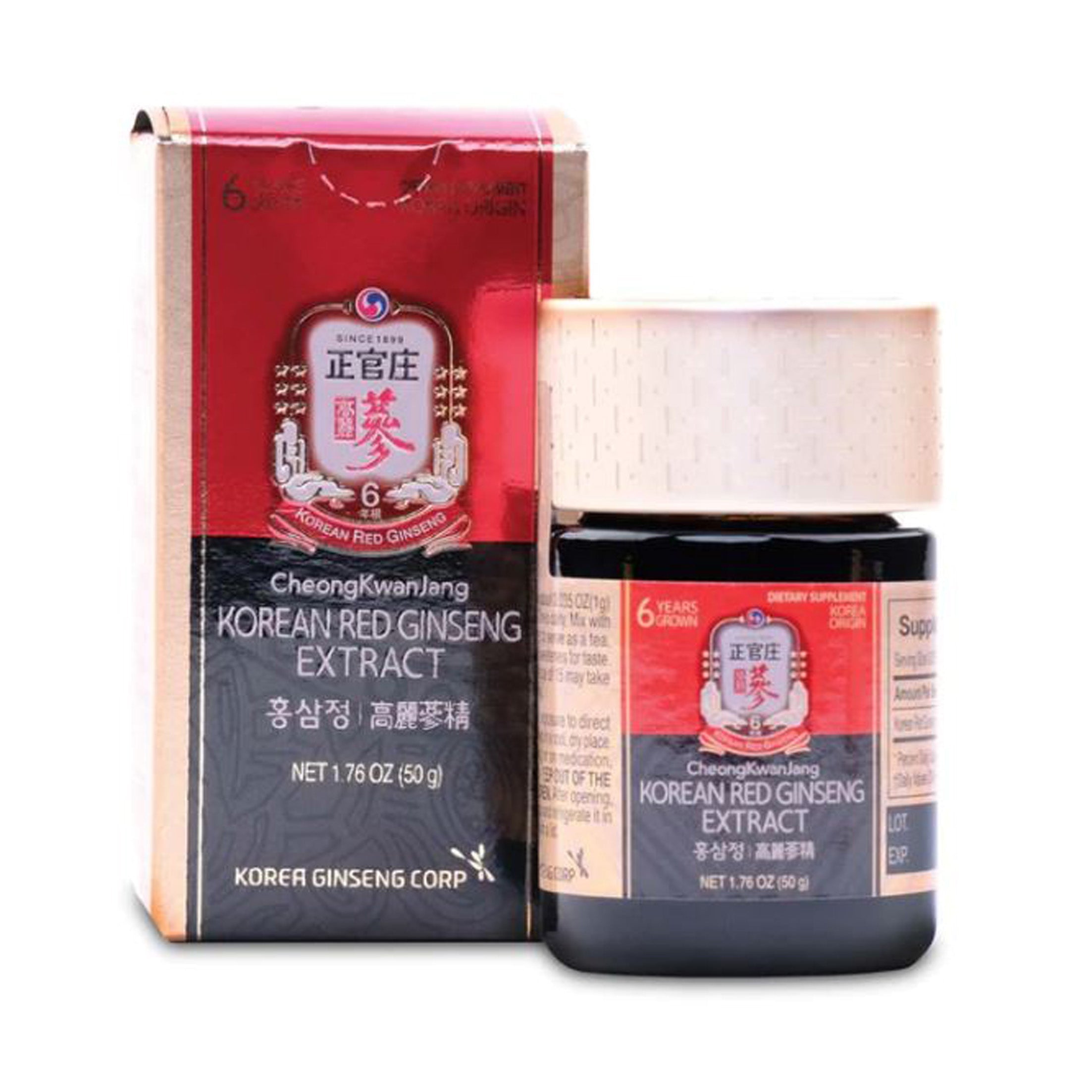 Cheong Kwan Jang Korean Red Ginseng Extract 50g (6 years grown)