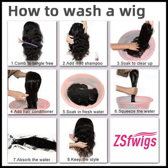 How to wash a wig