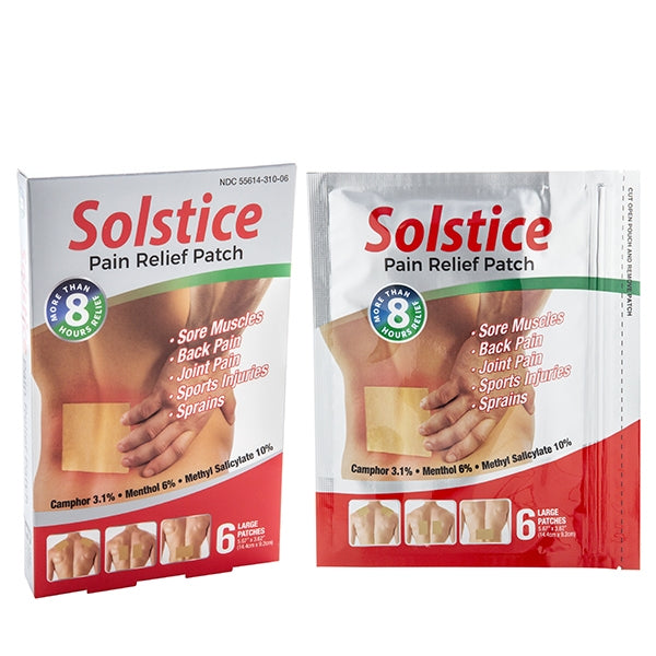 Solstice Pain Relief Patch Large Size (6 Plasters/ 5.67