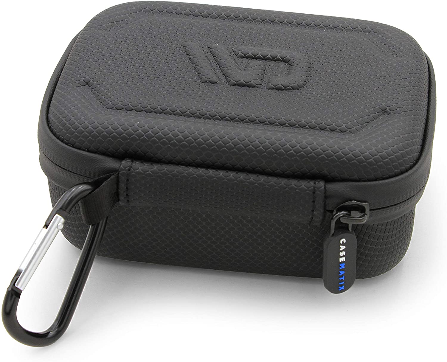 CASEMATIX Hard Shell Travel Case Compatible with Garmin eTrex SE 2.2, 22x, 30x, Touch 35 and More - Protective Carrying Case with Lanyard and Carabiner