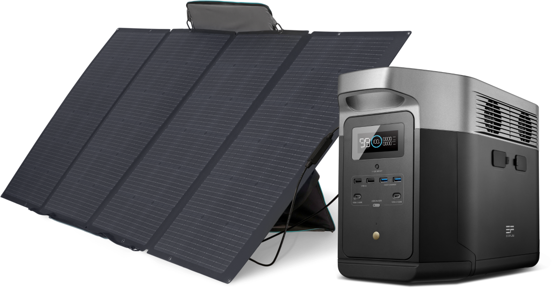 EcoFlow ポータブル電源ソーラーパネル セット
