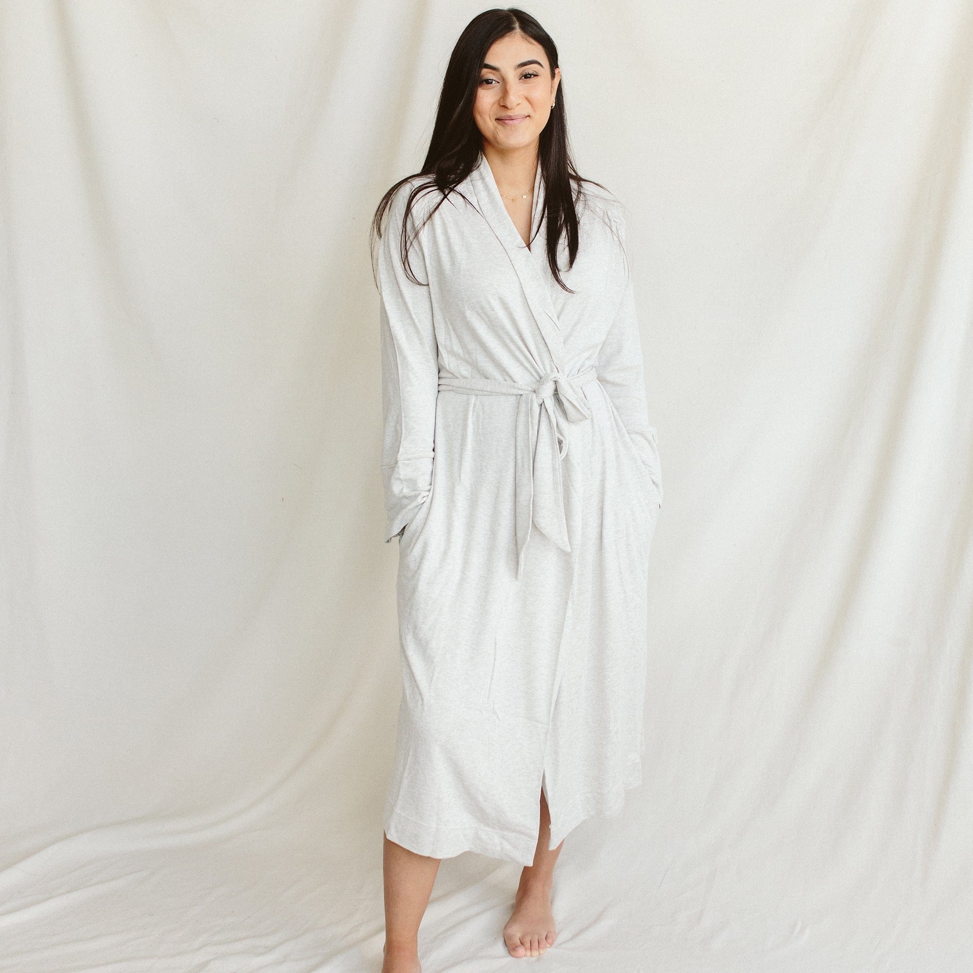 WOMENS ROBE | STORM GRAY by goumikids