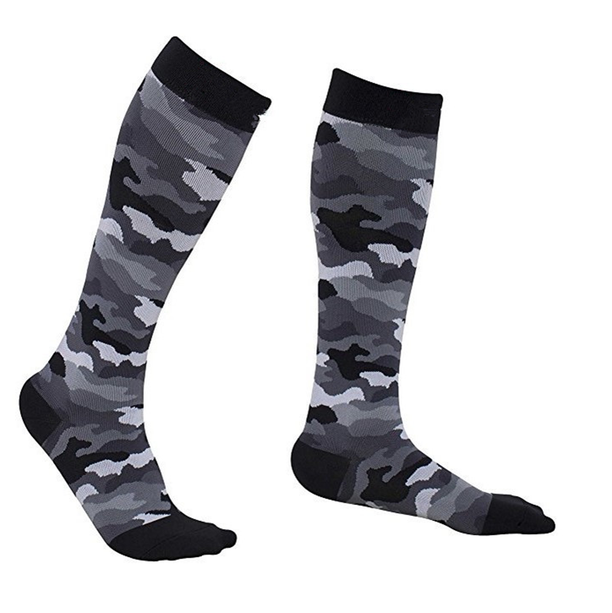 Camoflage Compression Sock Multi-pack (15-20 mmHg, Medium Compression)