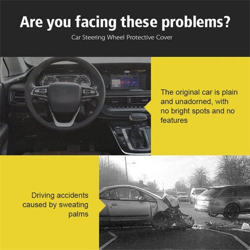 Non-slip Car Steering Wheel Protective Cover