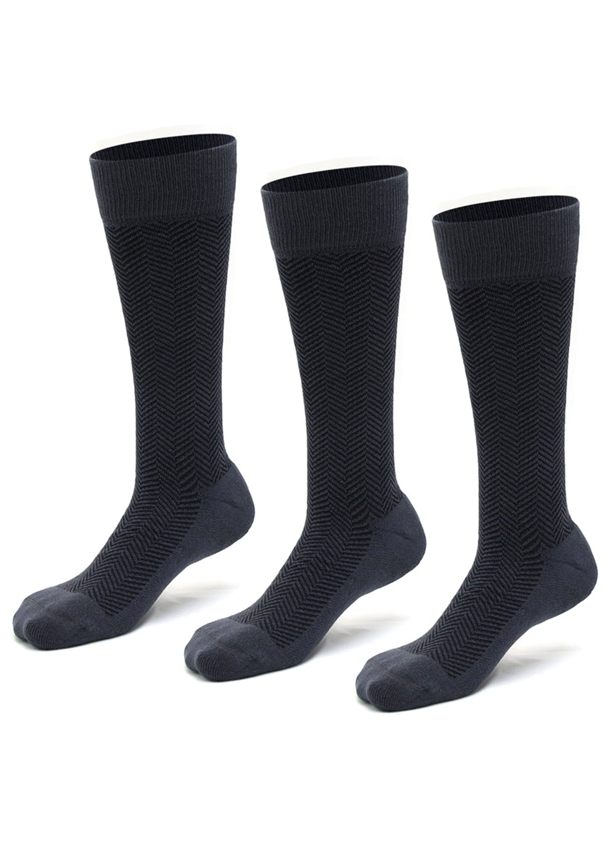 Chevron 15-20 mmHg 3PACK - Dark Gray