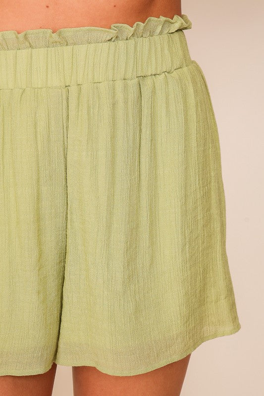 Sunnier Moments Linen Shorts