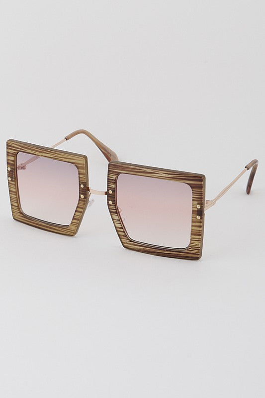 High-Key Cute Square Sunglasses