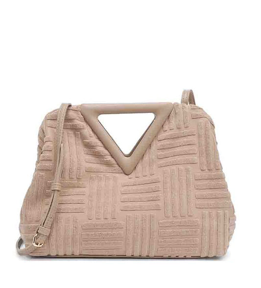 Lady Luxe Textured Handbag