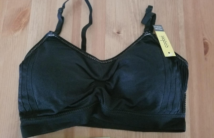 3 for $21 NWT Coobie Comfort Bra deep wine colored/ works for Mastectomy  size L