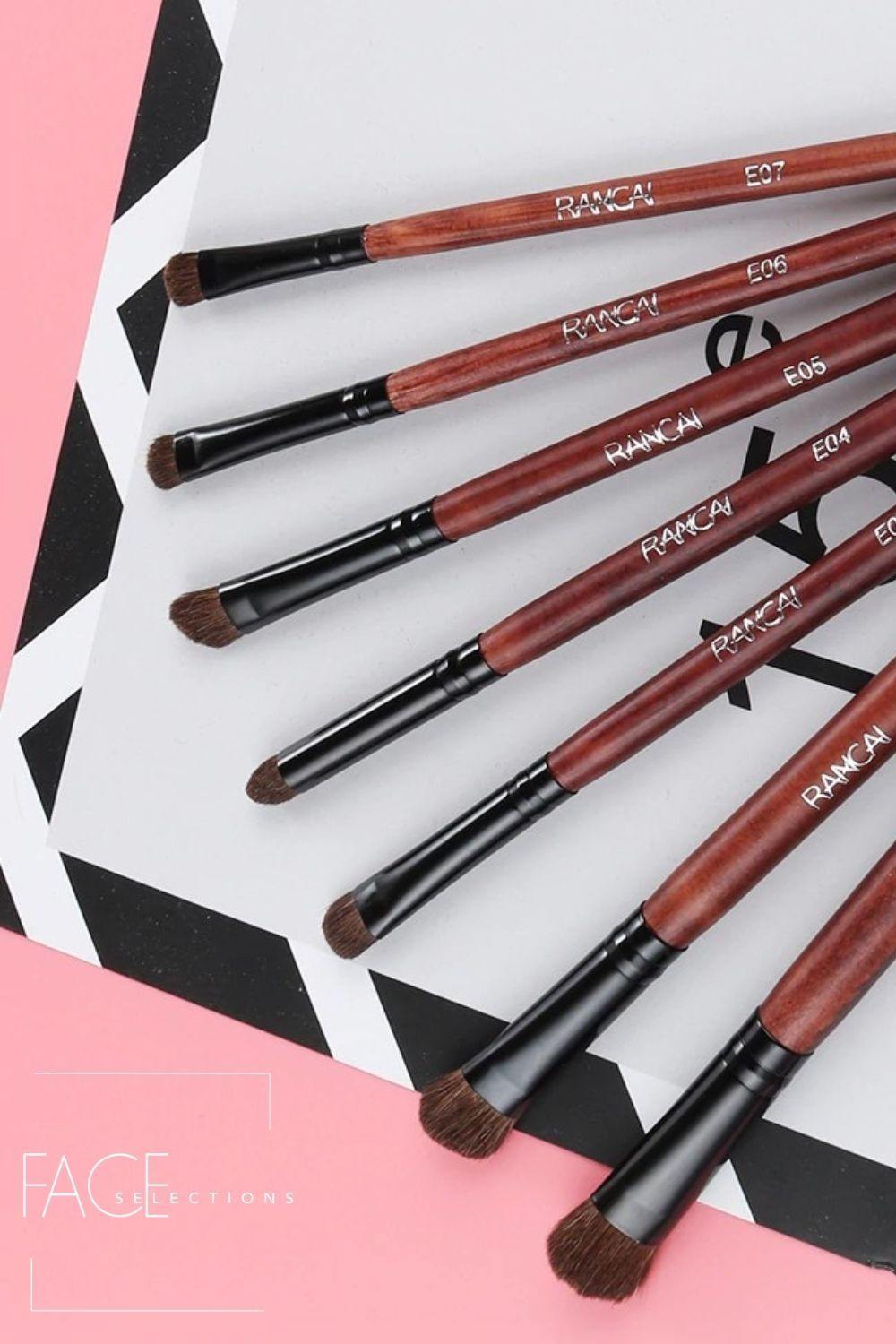 Rancai 7pcs Professional Makeup Brushes