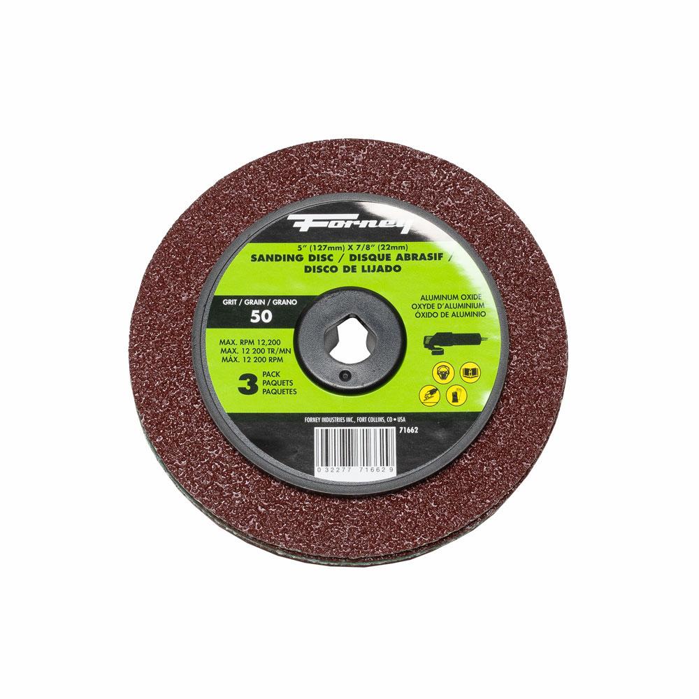 Forney 71662 Resin Fibre Sanding Disc, 5