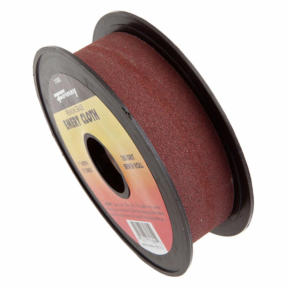 Forney 71805 Emery Cloth Bench Roll, 180 Grit