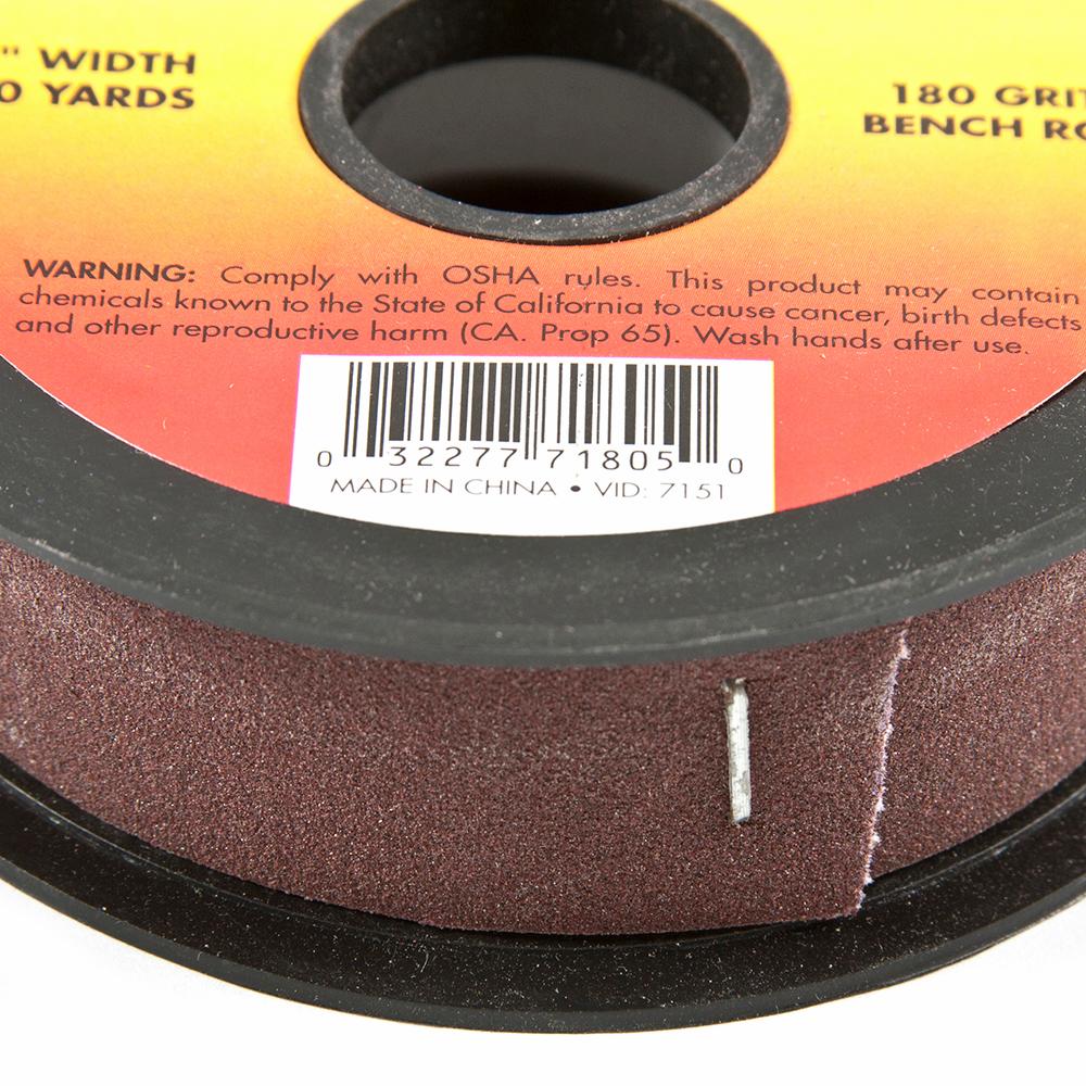 Forney 71805 Emery Cloth Bench Roll, 180 Grit