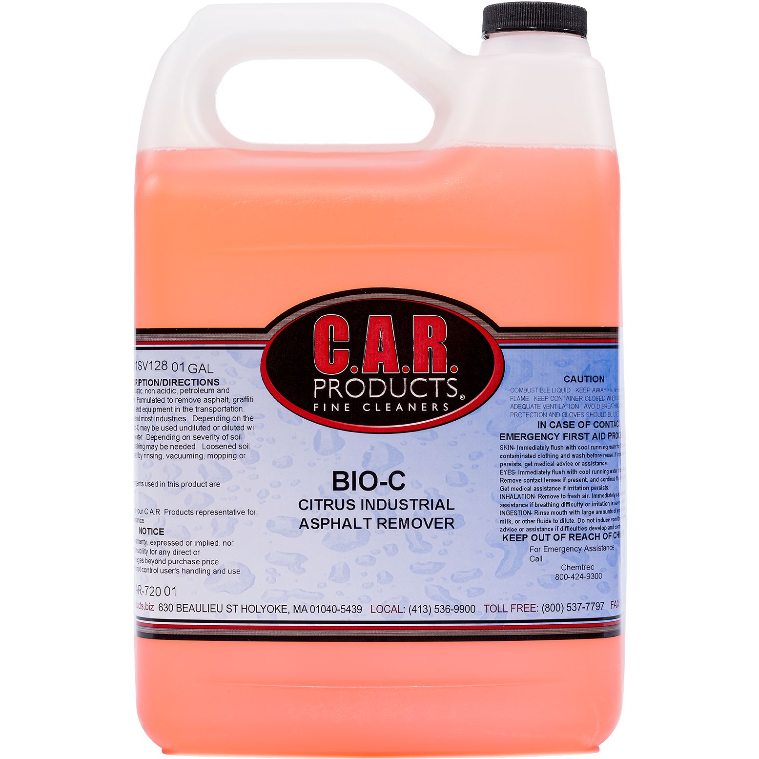 XCP CAR-72001 CAR Products BIO-C Citrus Industrial Asphalt Remover (1 gal)