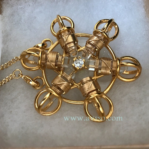 24K Gold Plated Buddha Maitreya the Christ Shambhala Star 2