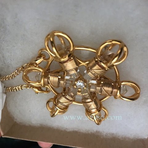 24K Gold Plated Buddha Maitreya the Christ Shambhala Star 3