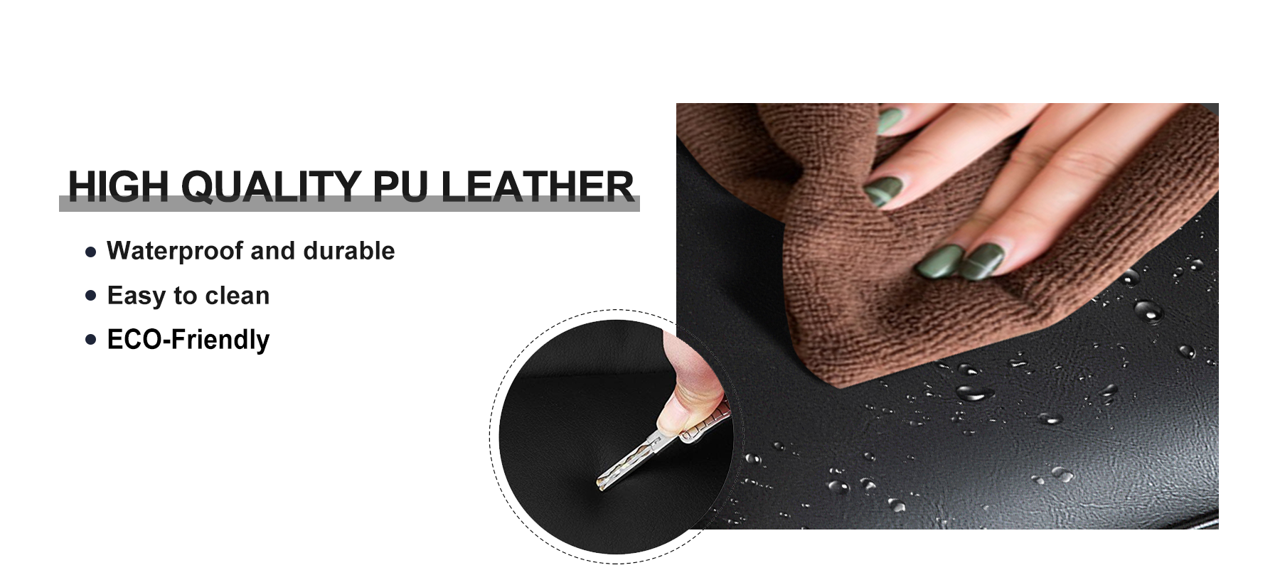 High quality pu leather